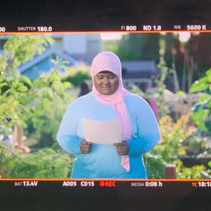 Fatimata Cham ’23 discusses activism, ‘Dear…’ experience with WFMZ-TV